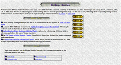 Desktop Screenshot of biblicalstudies.org