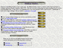 Tablet Screenshot of biblicalstudies.org